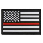 PARCHE RUBBER (3"X2"), USA
