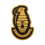 PARCHE BEE READY BLACK 5.11