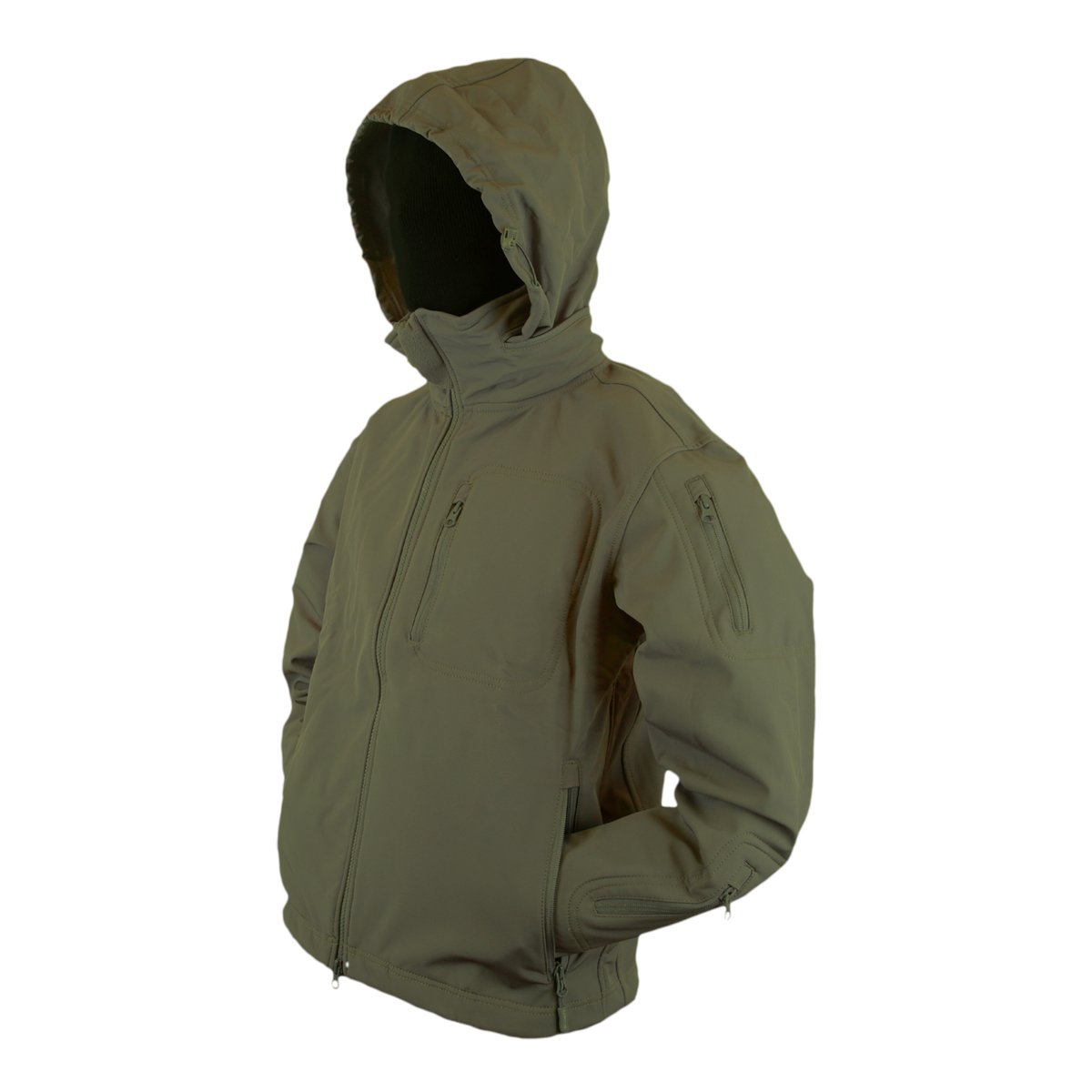 Softshell-olive-1 Chaqueta Táctica RAPDOM - Softshell Olive - Imagen 1