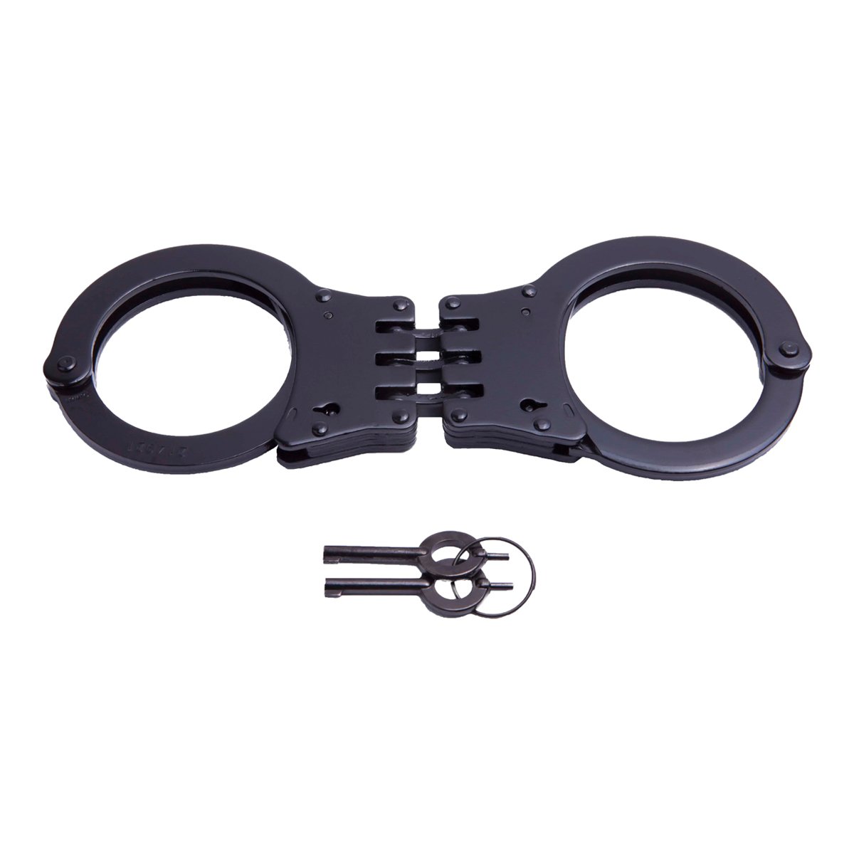 UZI-HC-H-B ESPOSAS HINGED DOUBLE LOCK BLACK UZI - Imagen 1