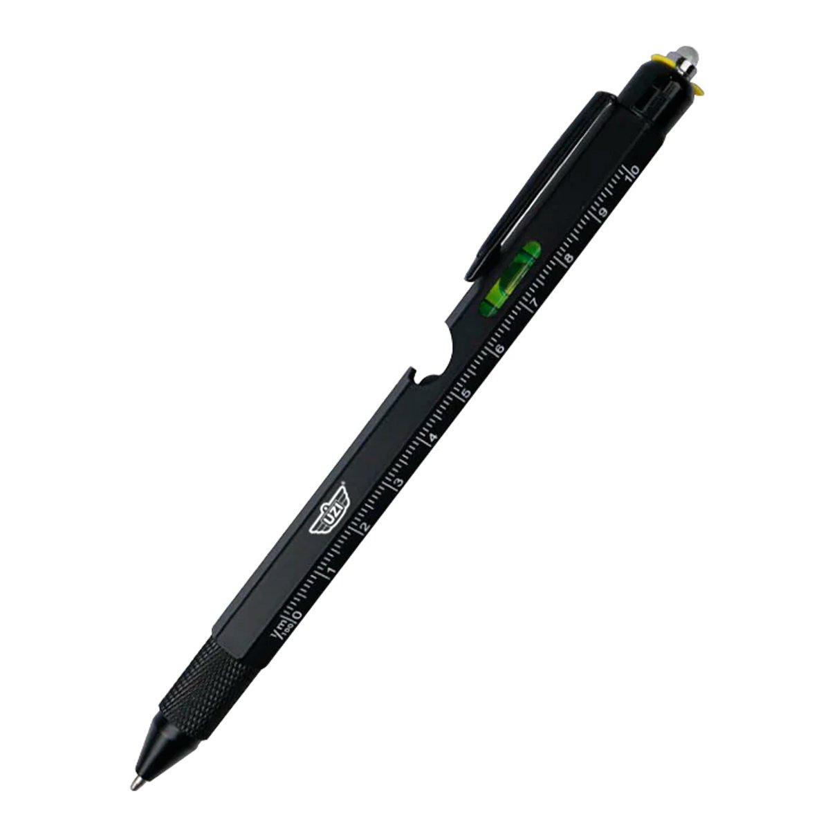 UZI-TACPEN23-BK BOLÍGRAFO TÁCTICO CON REGLA UZI - Imagen 1