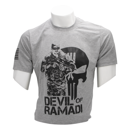 CAMISETA TACTICA DEVIL RAMADI GRIS