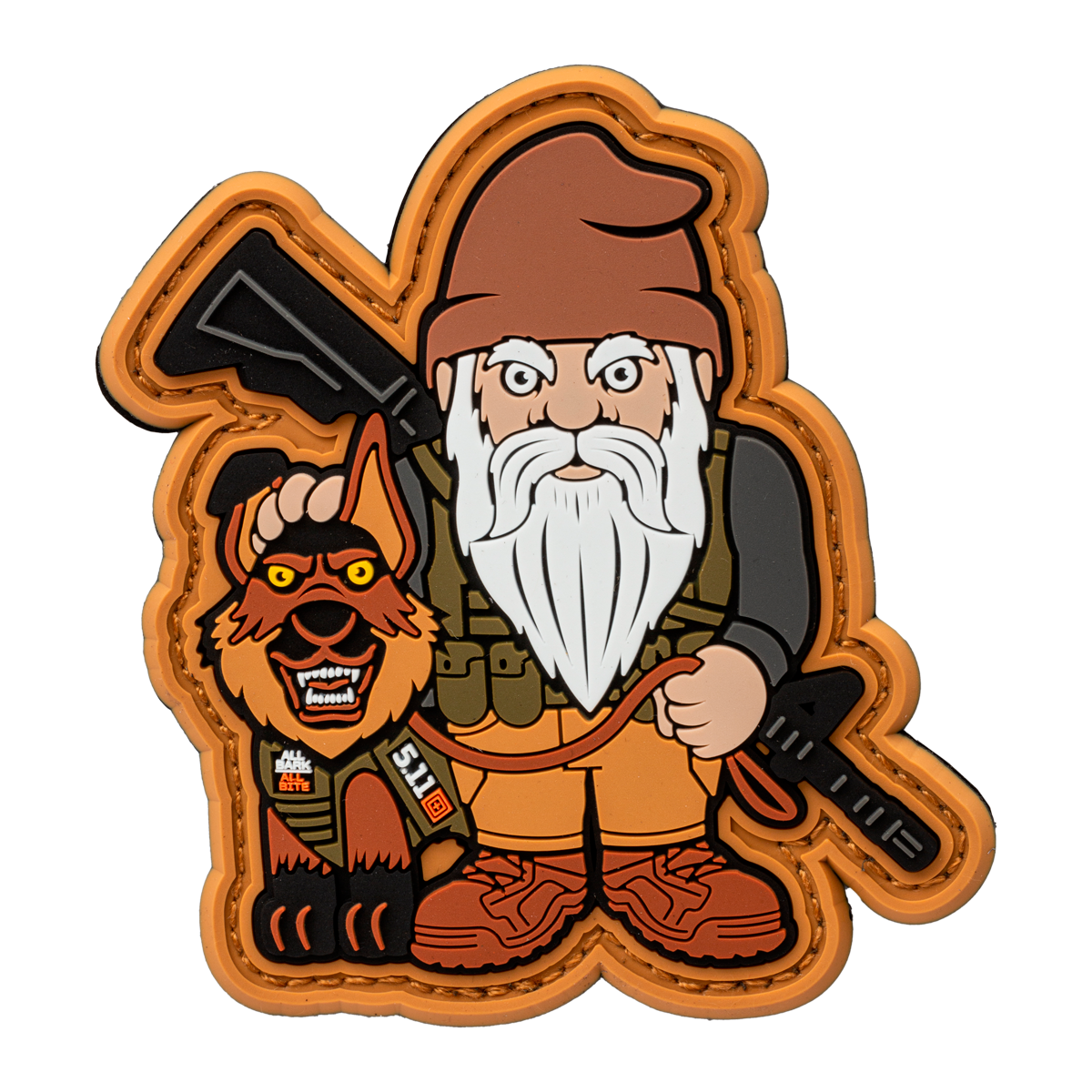 K9-GNOME PARCHE K9 GNOME 2.0 OLD GOLD 5.11 - Imagen 1