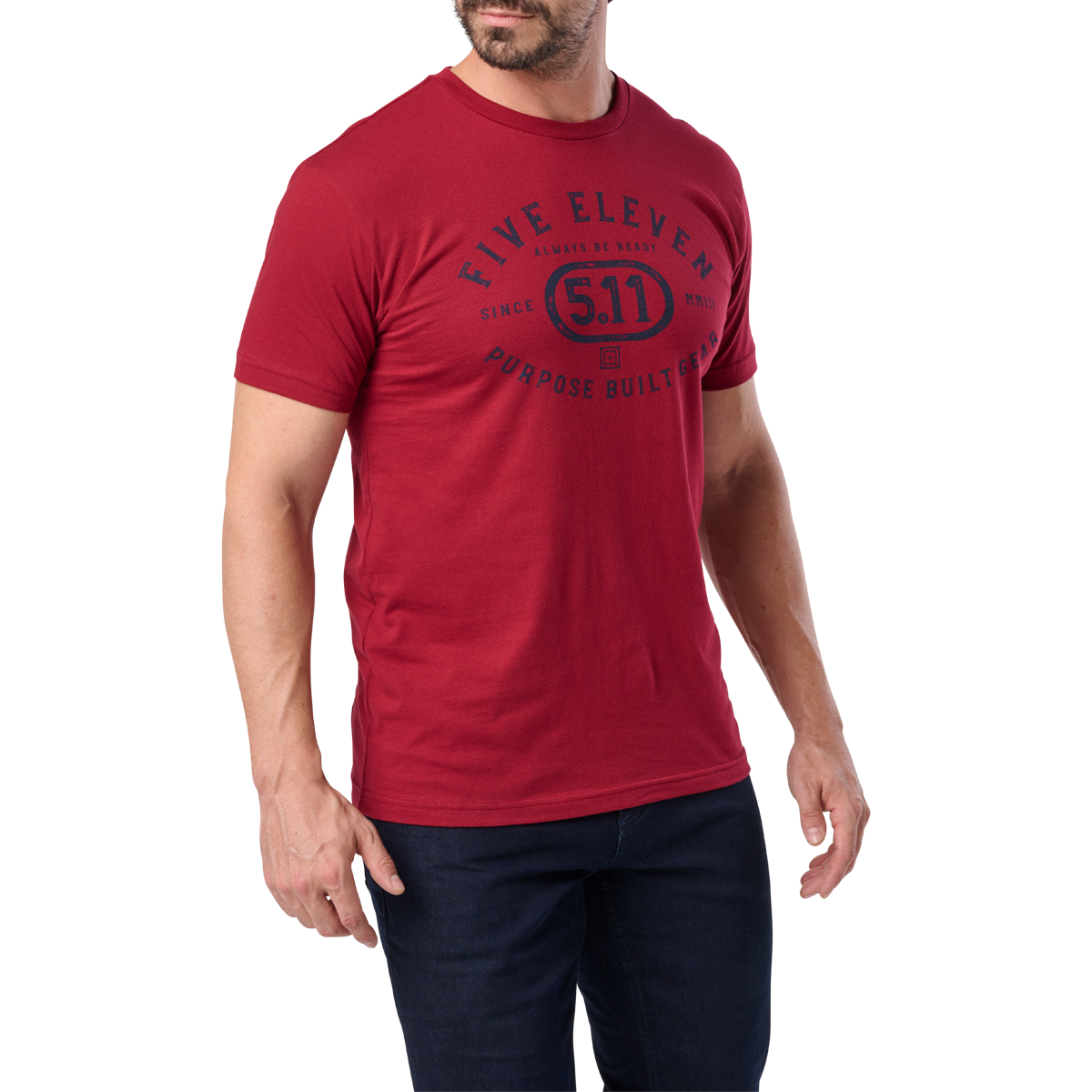 Purpose-Crest-Cardinal-1 CAMISETA PURPOSE CREST S/S COLOR CARDINAL - 5.11 - Imagen 1