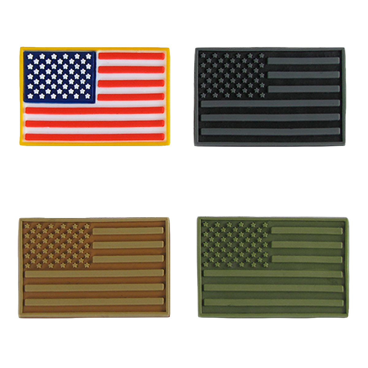 T96-PACK-1 PARCHES TACTICAL MINI (16 PACK), USA FLAG PACK 1 - Imagen 1