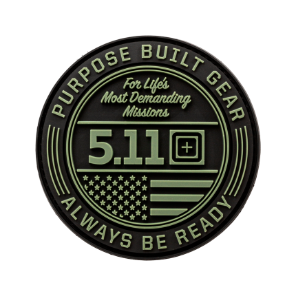 PARCHE PATRIOTS PURPOSE BLACK 5.11